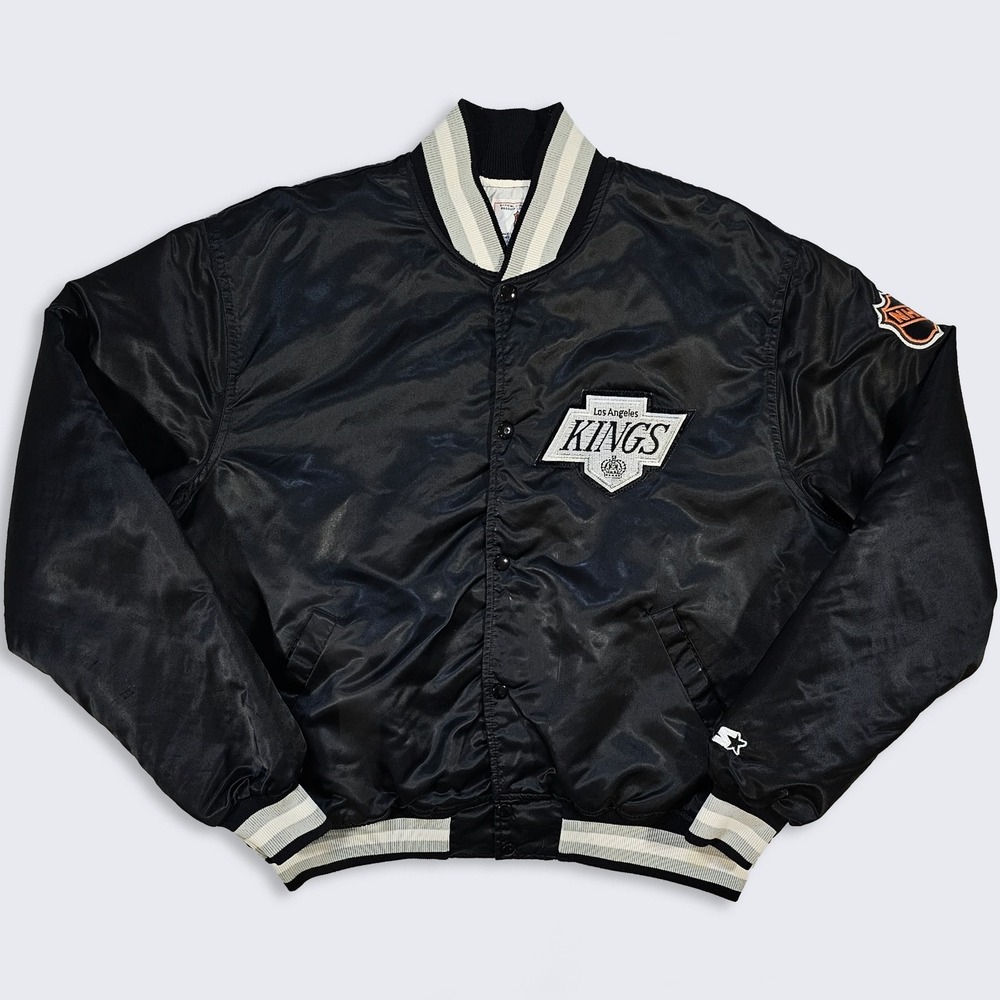 Los Angeles Kings Vintage 80s Starter Satin Bomber Jacket